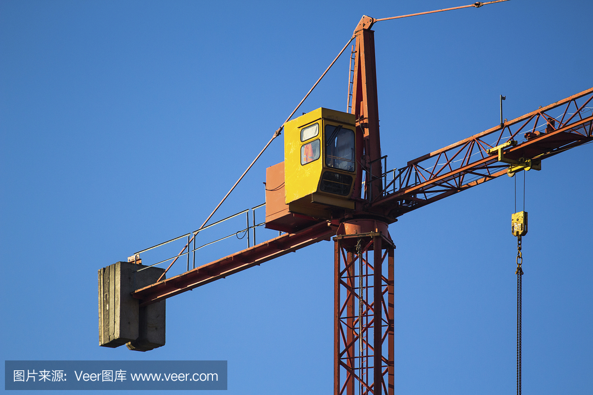 大型现代建筑起重机