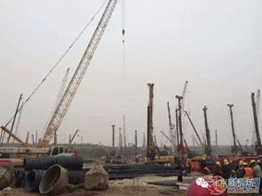 北京新机场建设现场 工程机械齐忙碌
